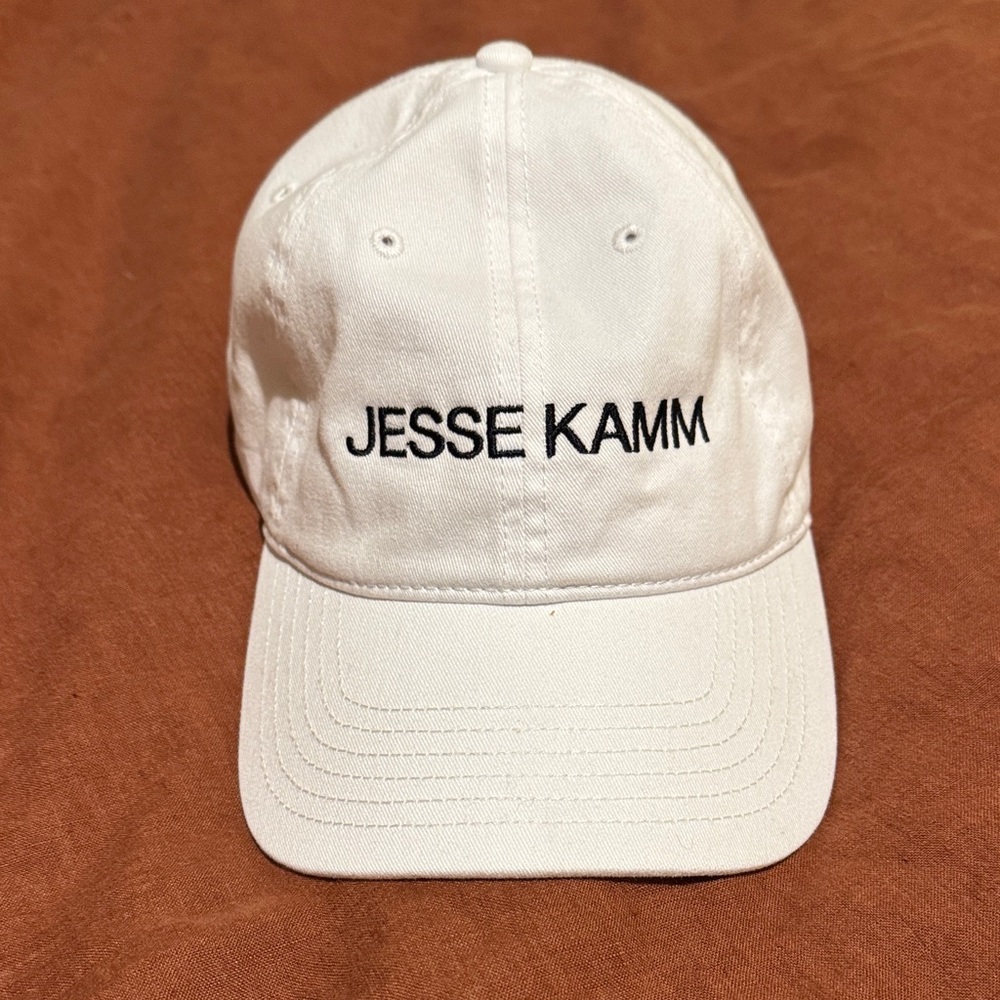 Jesse Kamm White Baseball Cap